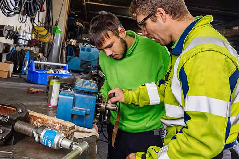 Ausbildung in der Werkstatt